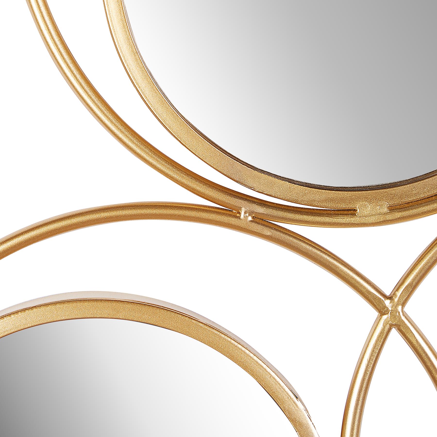 Beliani - LESCAR - Wandspiegel - Goud - IJzer
