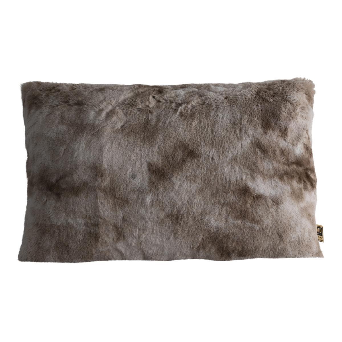 PTMD Linde Sierkussen - 40 x 10 x 60 cm - Fluweel - Bruin