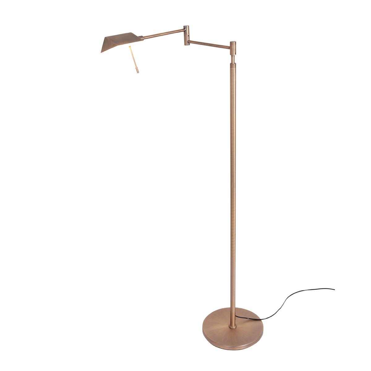 Steinhauer - vloerlamp - Retina - brons - glas metaal - design lamp - LED - 3083BR
