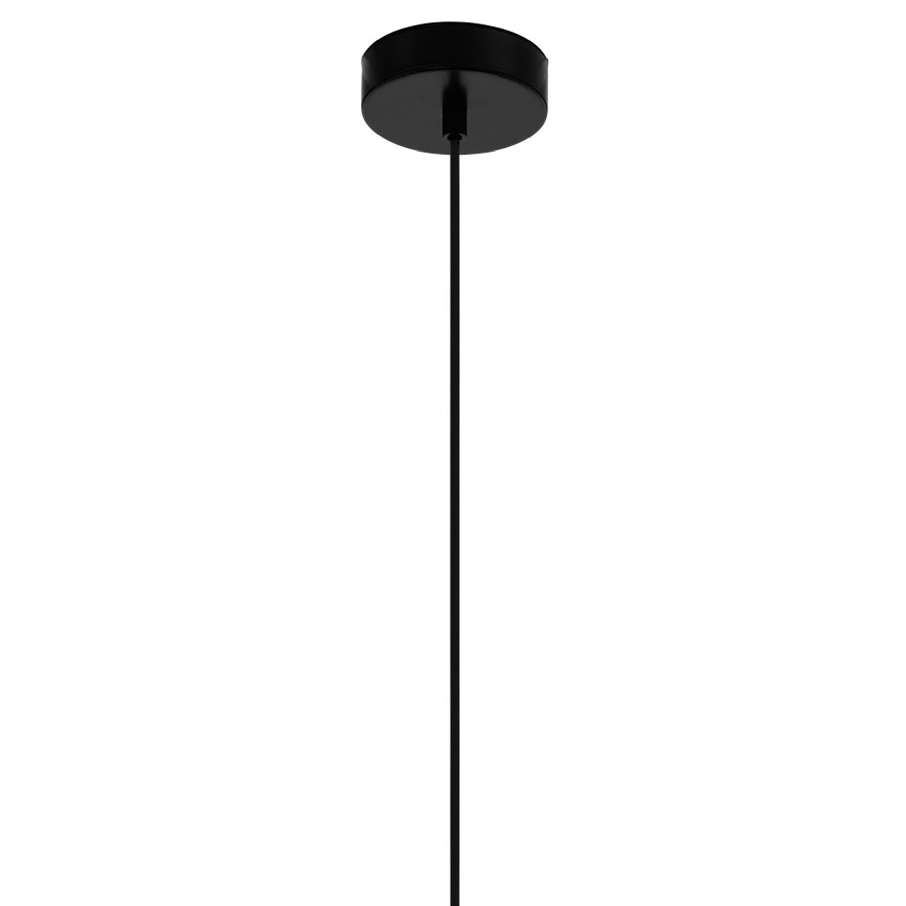 EGLO Carlton 1 Hanglamp - E27 - Ø 20,5 cm - Zwart|Koper