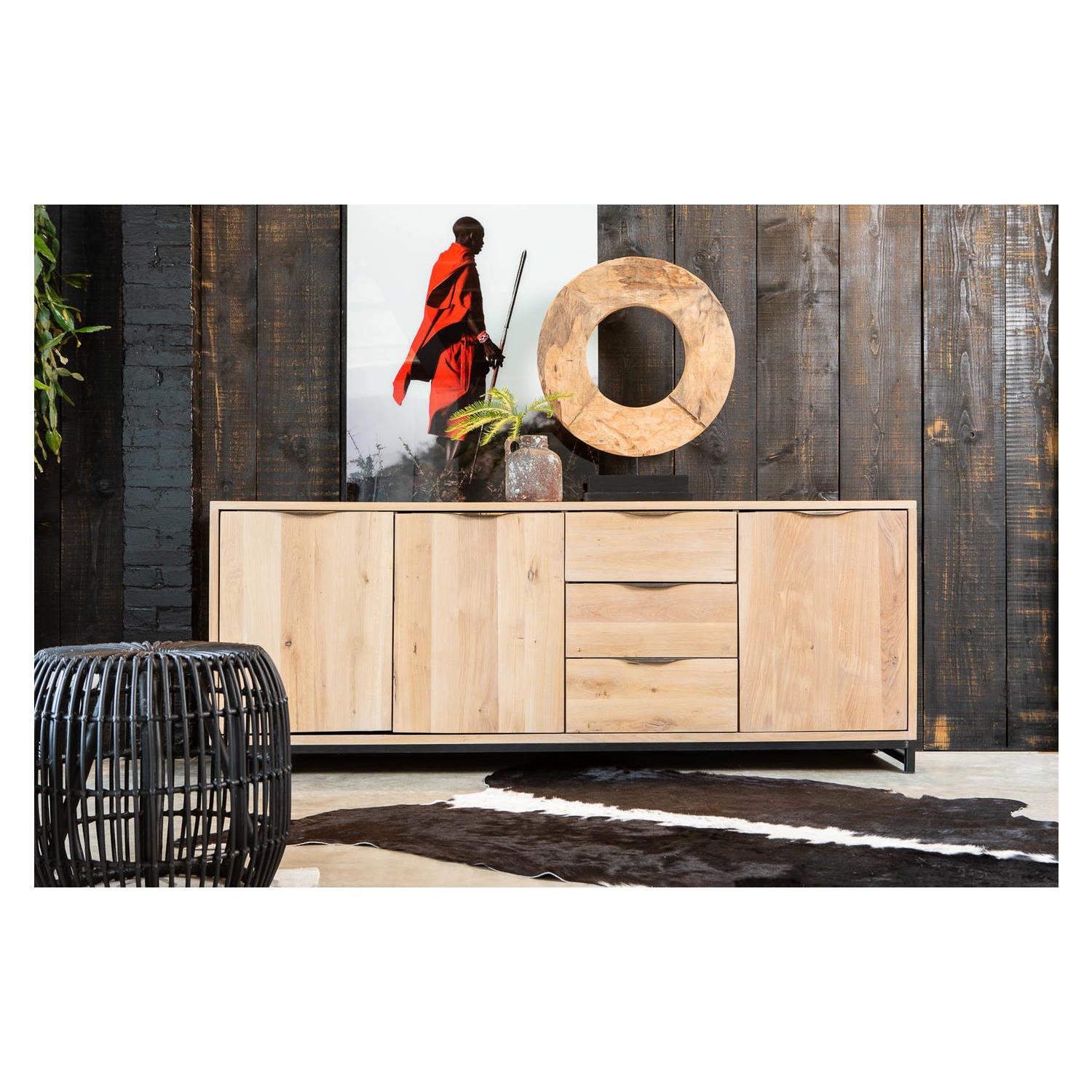 Goossens Dressoir Max in eiken