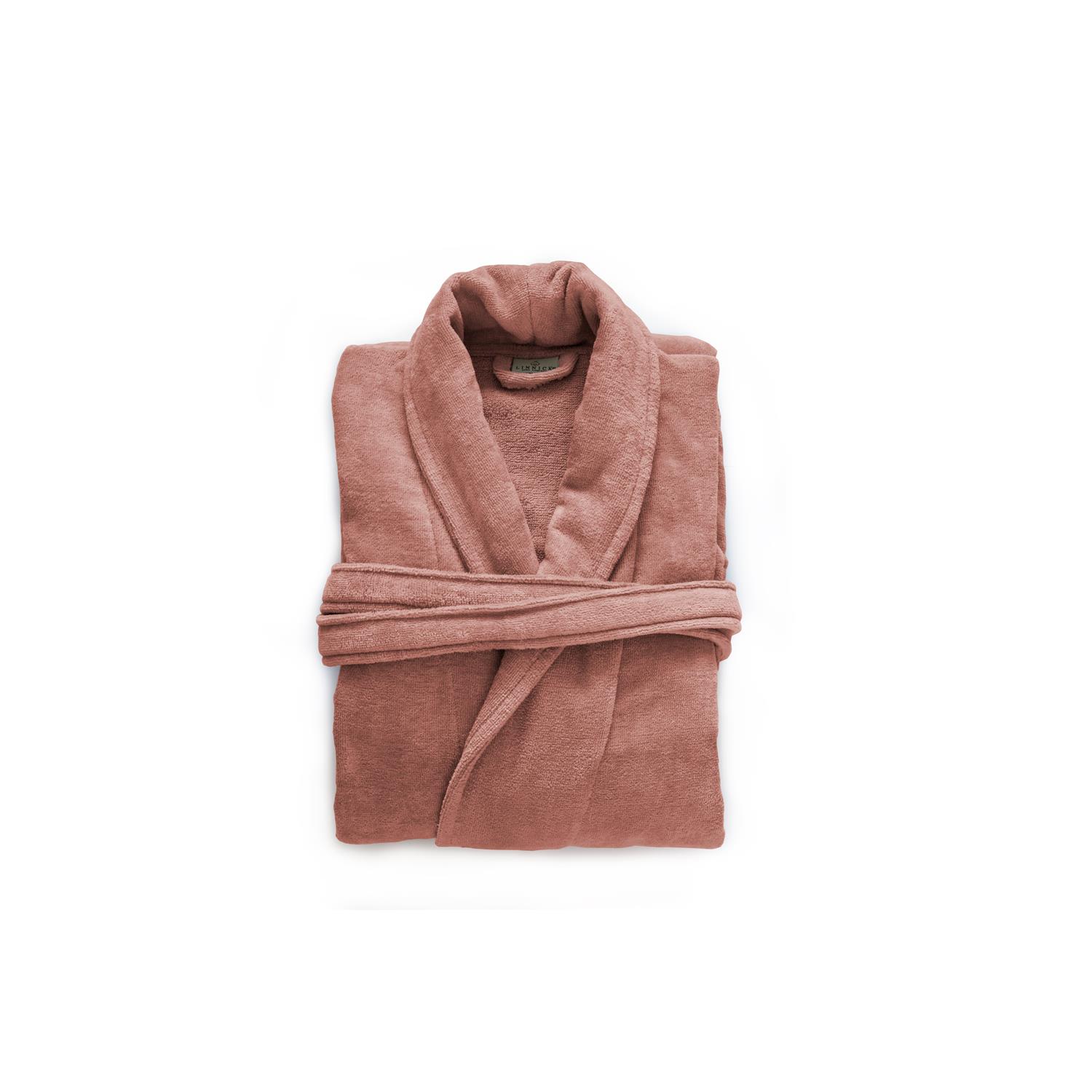 LINNICK Pure Badjas Velours rose L