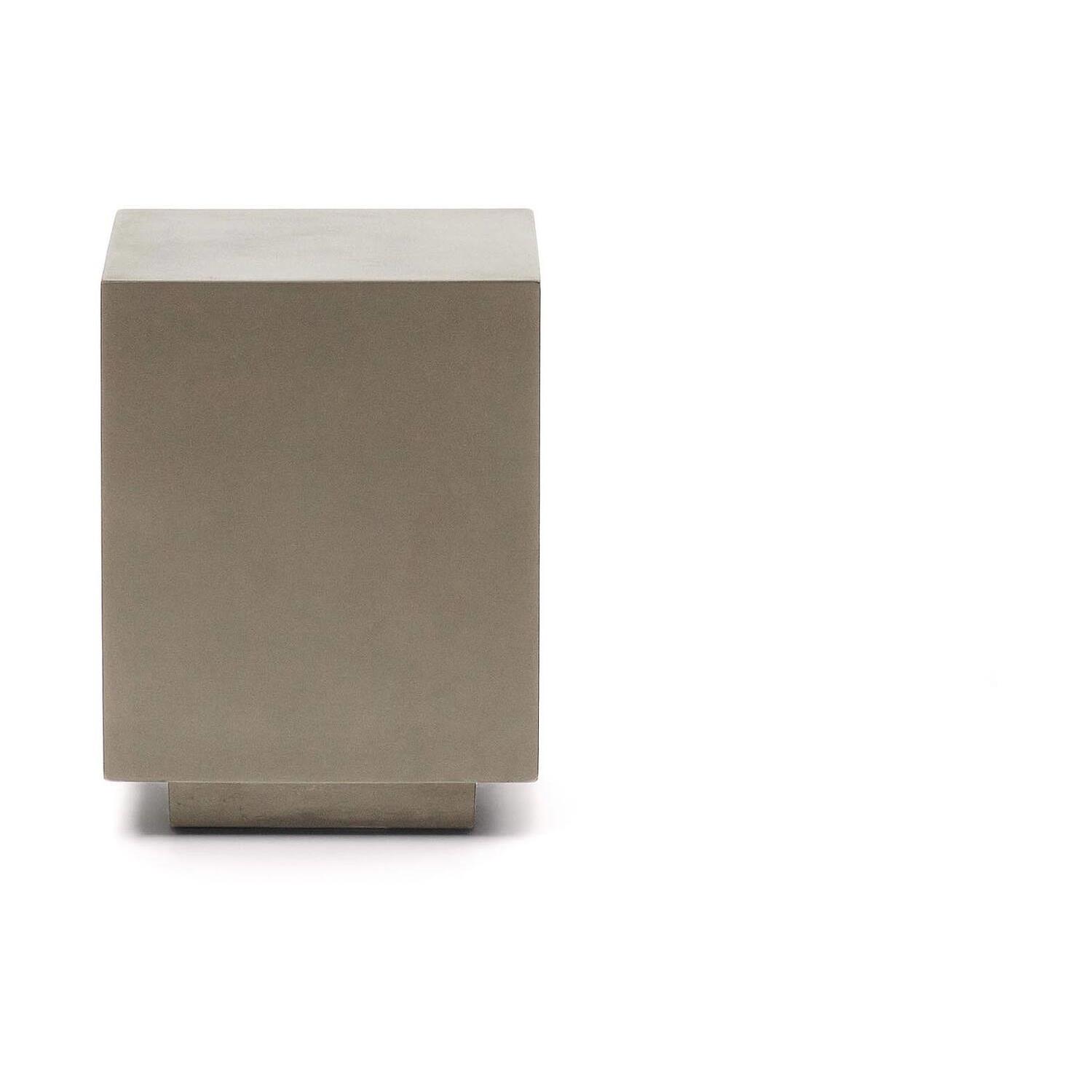 Kave Home - Rustella salontafel in cement 35 x 35 cm