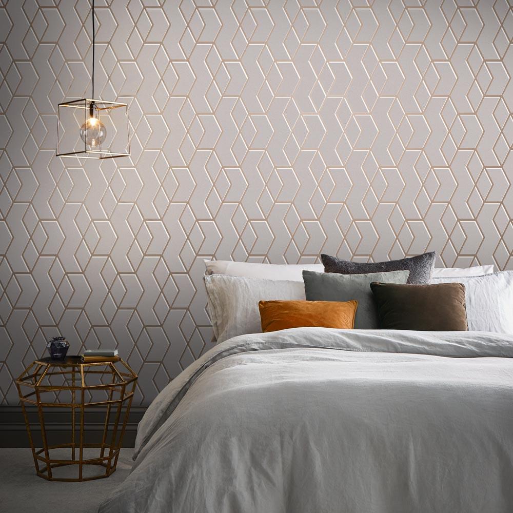 Graham & Brown vliesbehang Archetype Natural Taupe