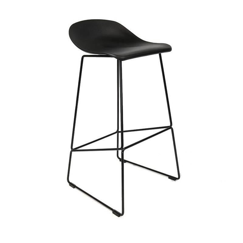 Livin24 Barkruk Ellen zwart Scandinavisch design 76 cm