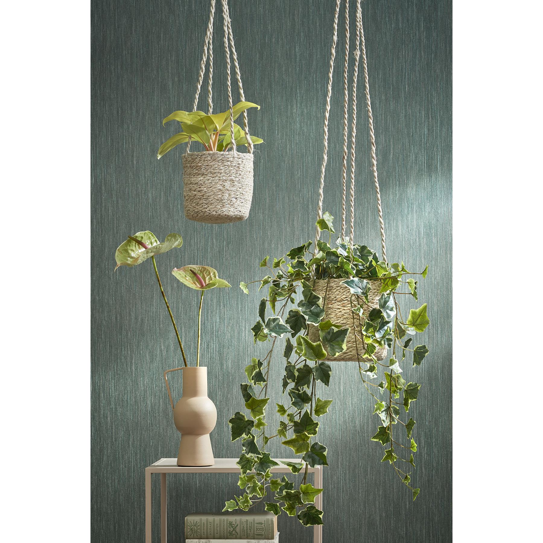 Mica Decorations Hedera Kunst Hangplant - H86 cm - Groen Bont