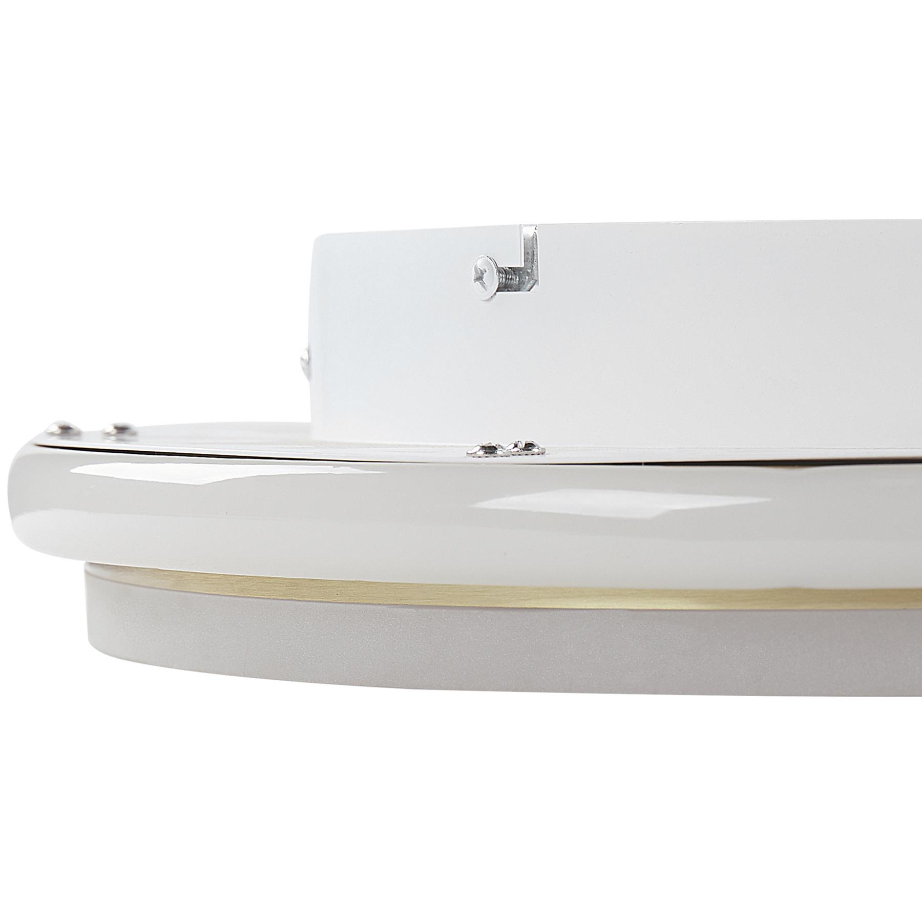 Beliani - TAPING - Plafondlamp - Wit|Goud - Staal