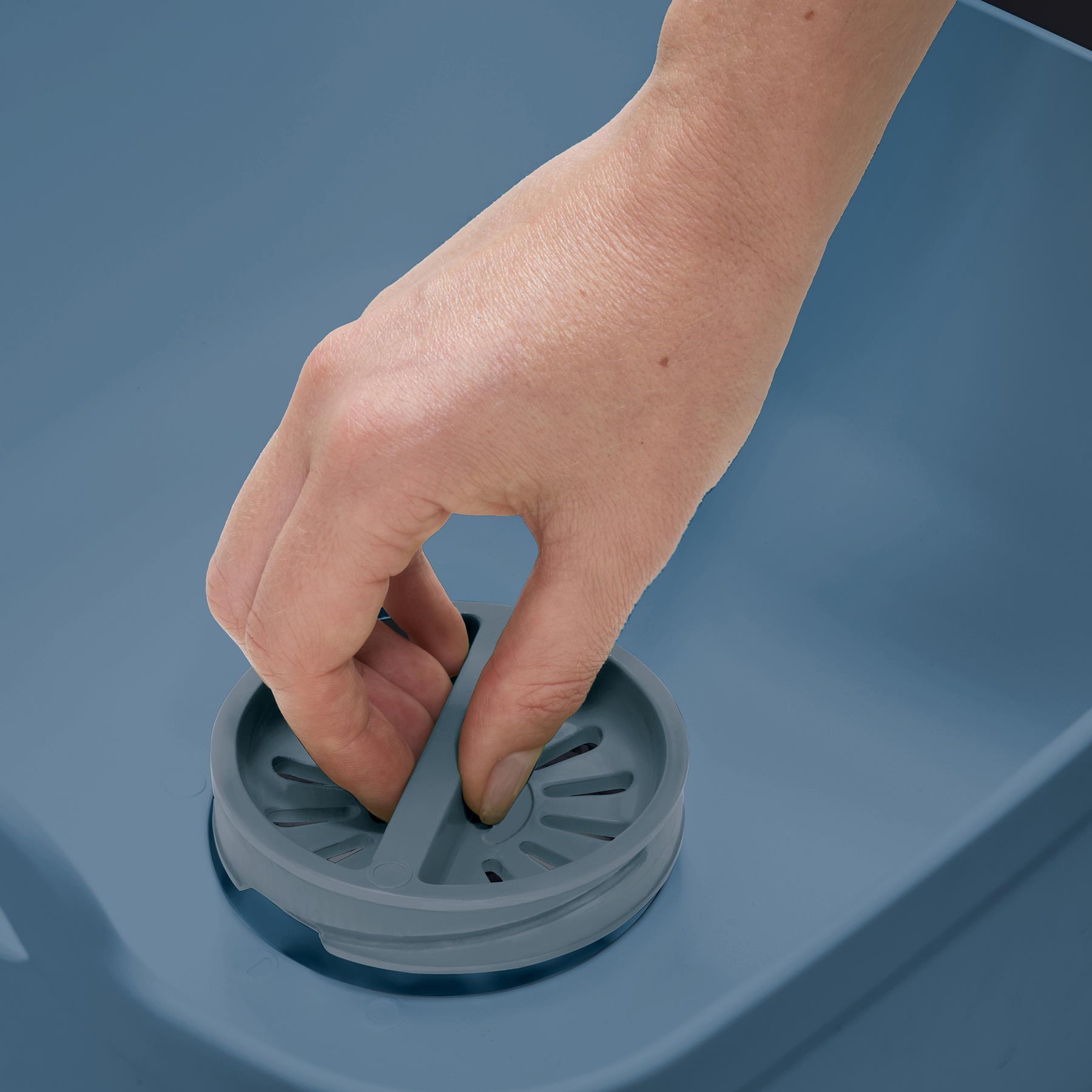 Joseph Joseph Wash&Drain Afwasteil - Blauw