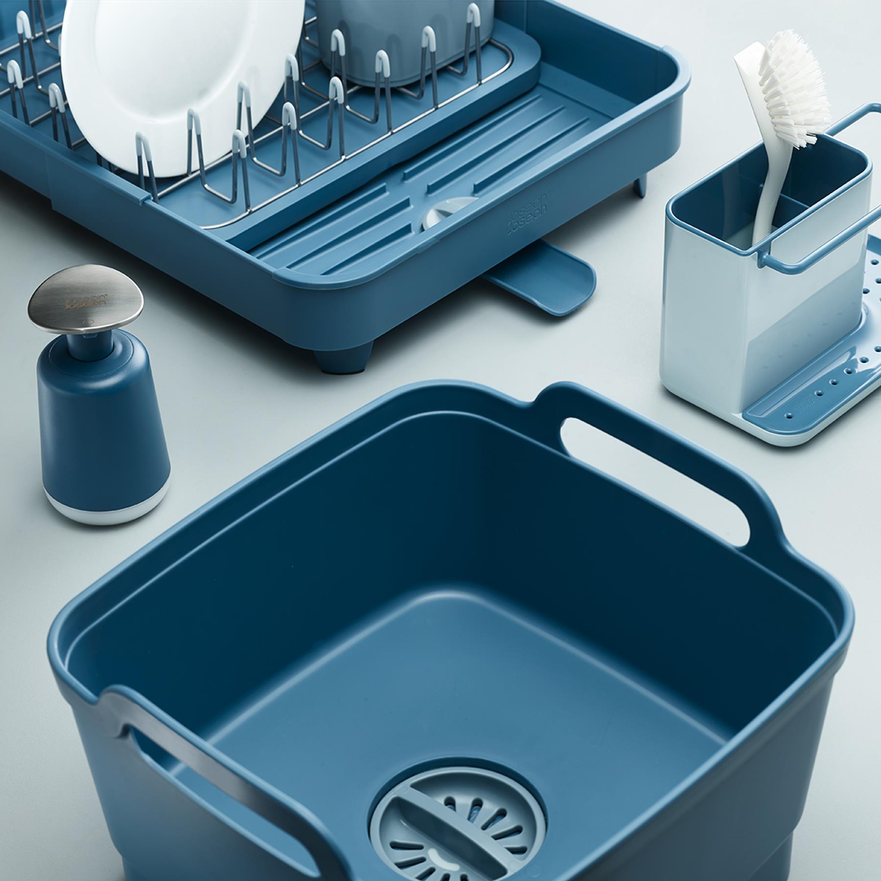 Joseph Joseph Wash&Drain Afwasteil - Blauw