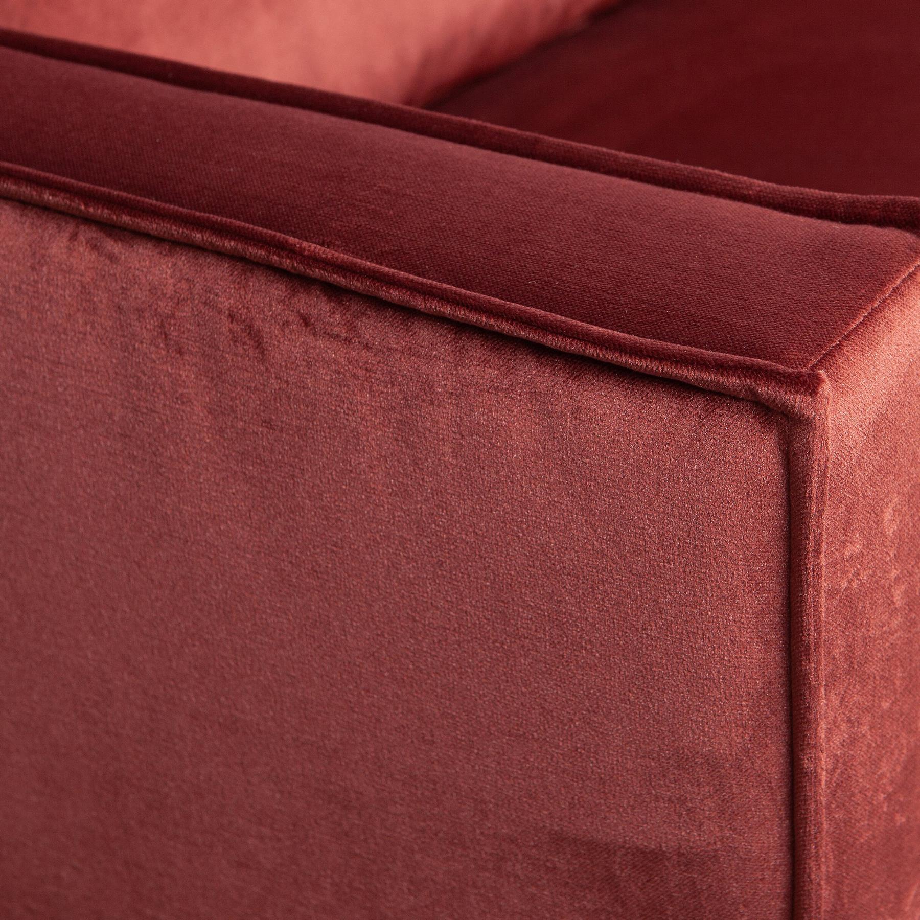 BePureHome Rodeo Hoekbank Rechts - Velvet -  Chestnut
