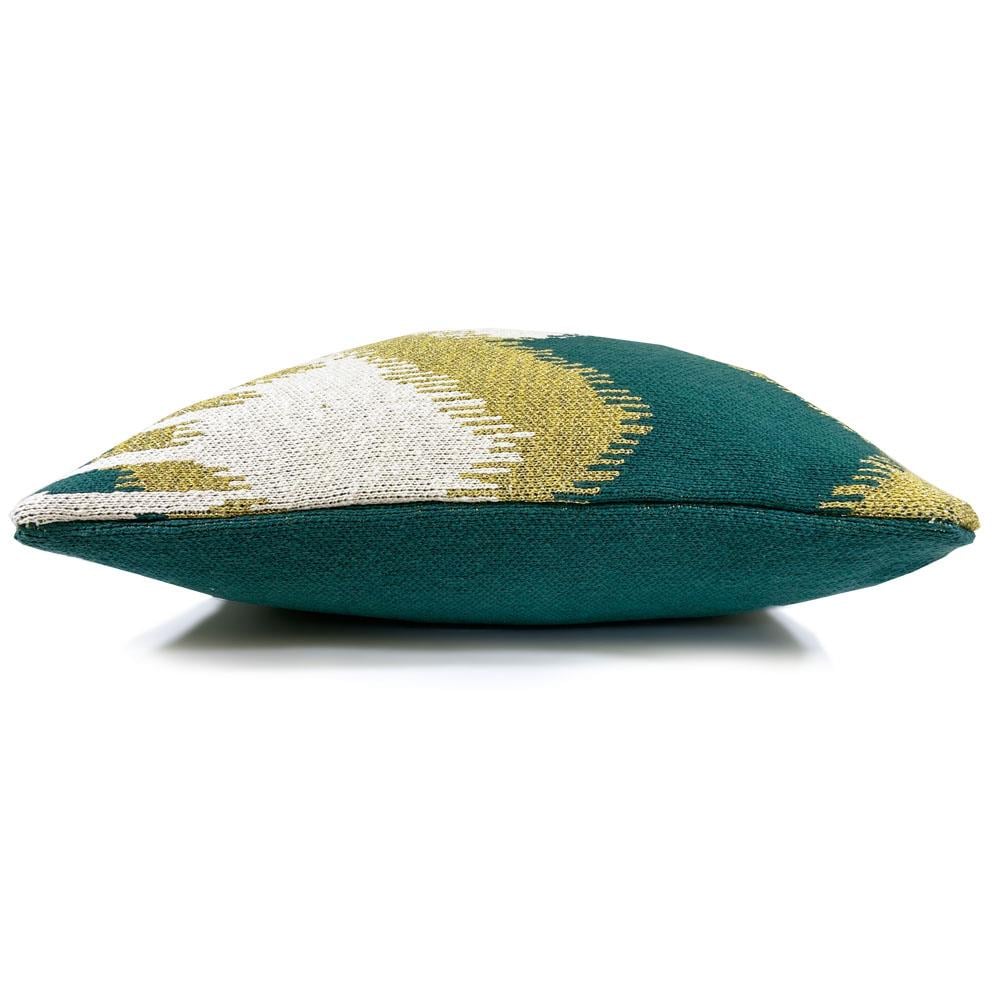 Malagoon Ikat Sierkussen 50 x 50 cm - Groen