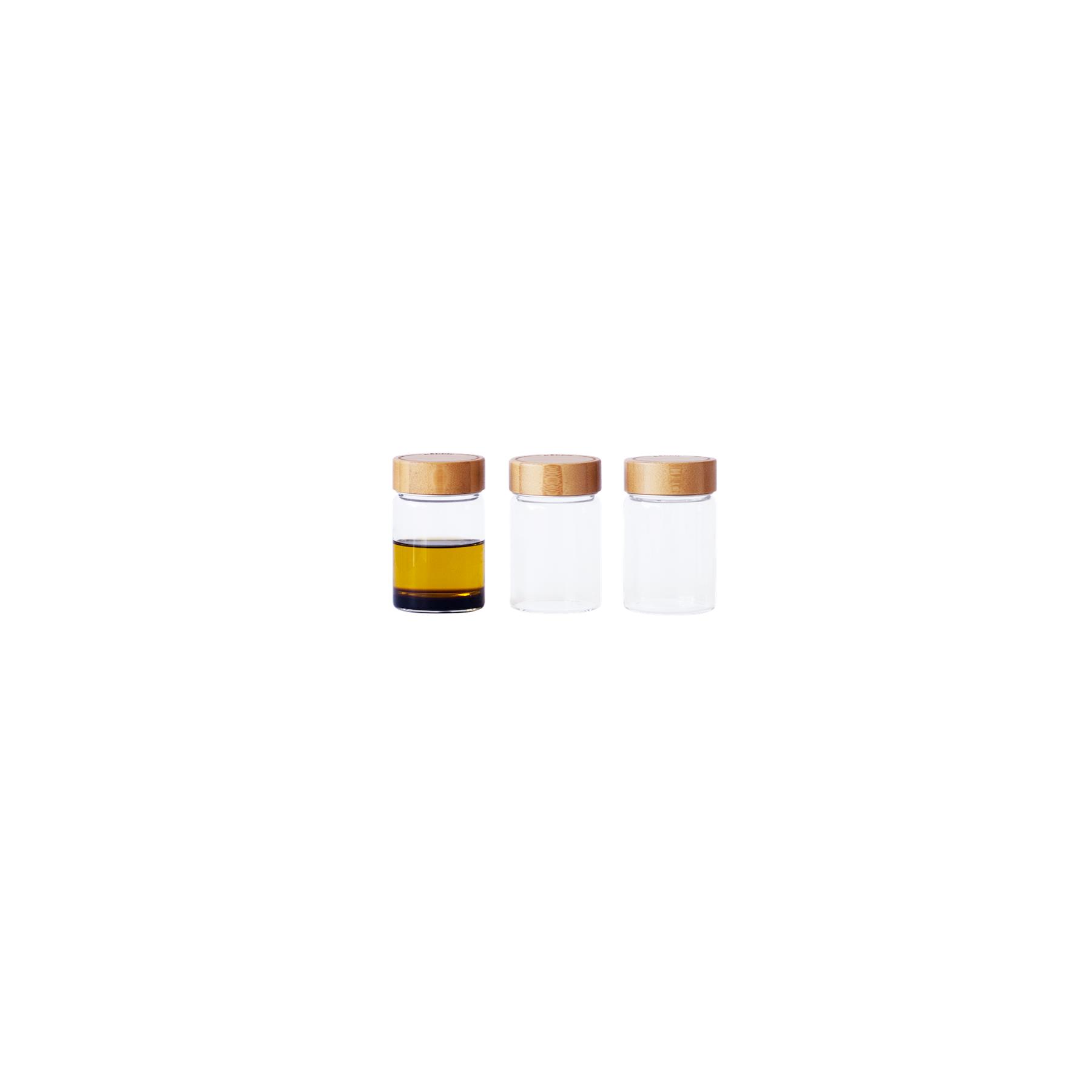 Pebbly - Kruidenpotjes, Set van 3 Stuks, Bamboe, 750 ML  - Pebbly