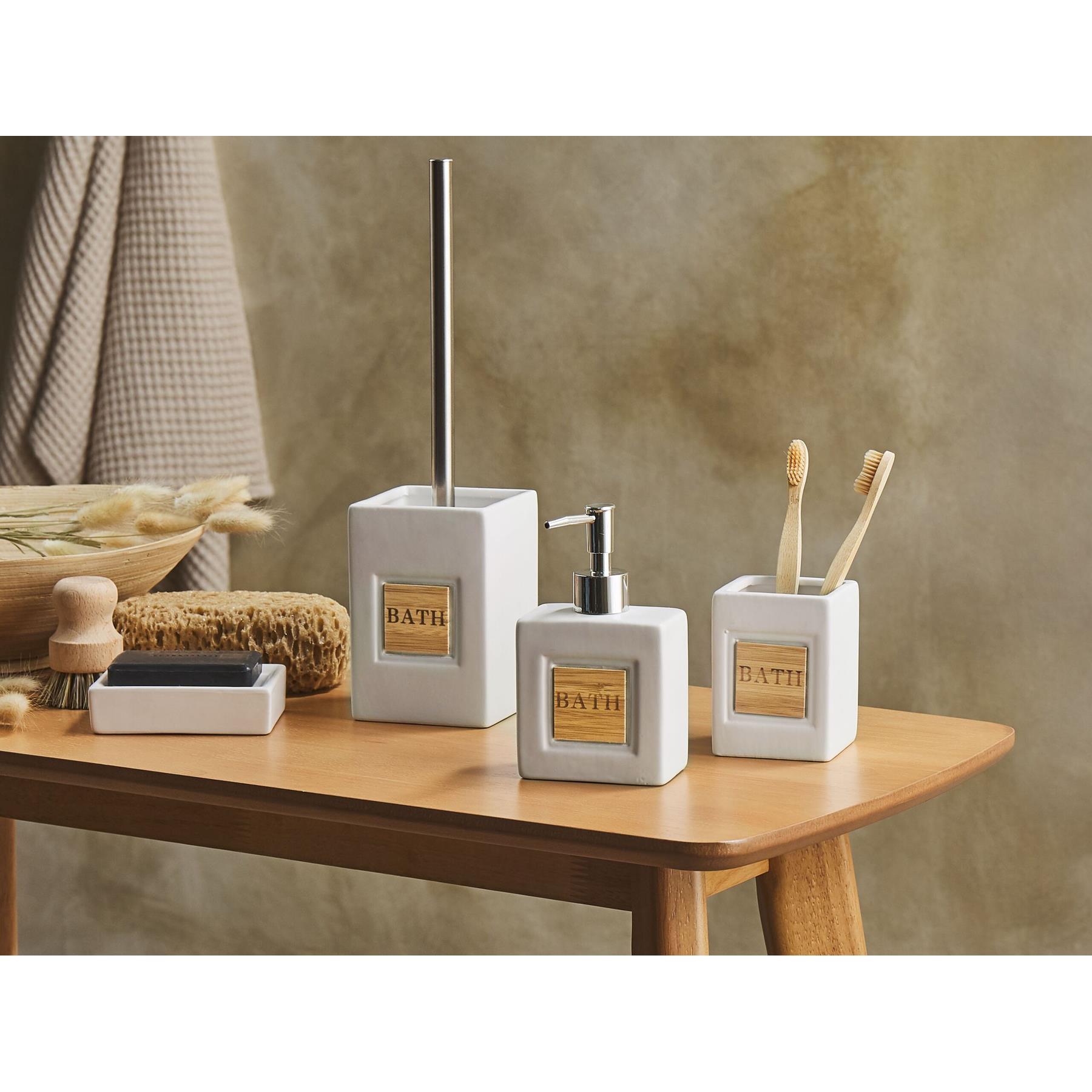 Beliani - KOUROU - Badkamerset - Beige - Dolomiet