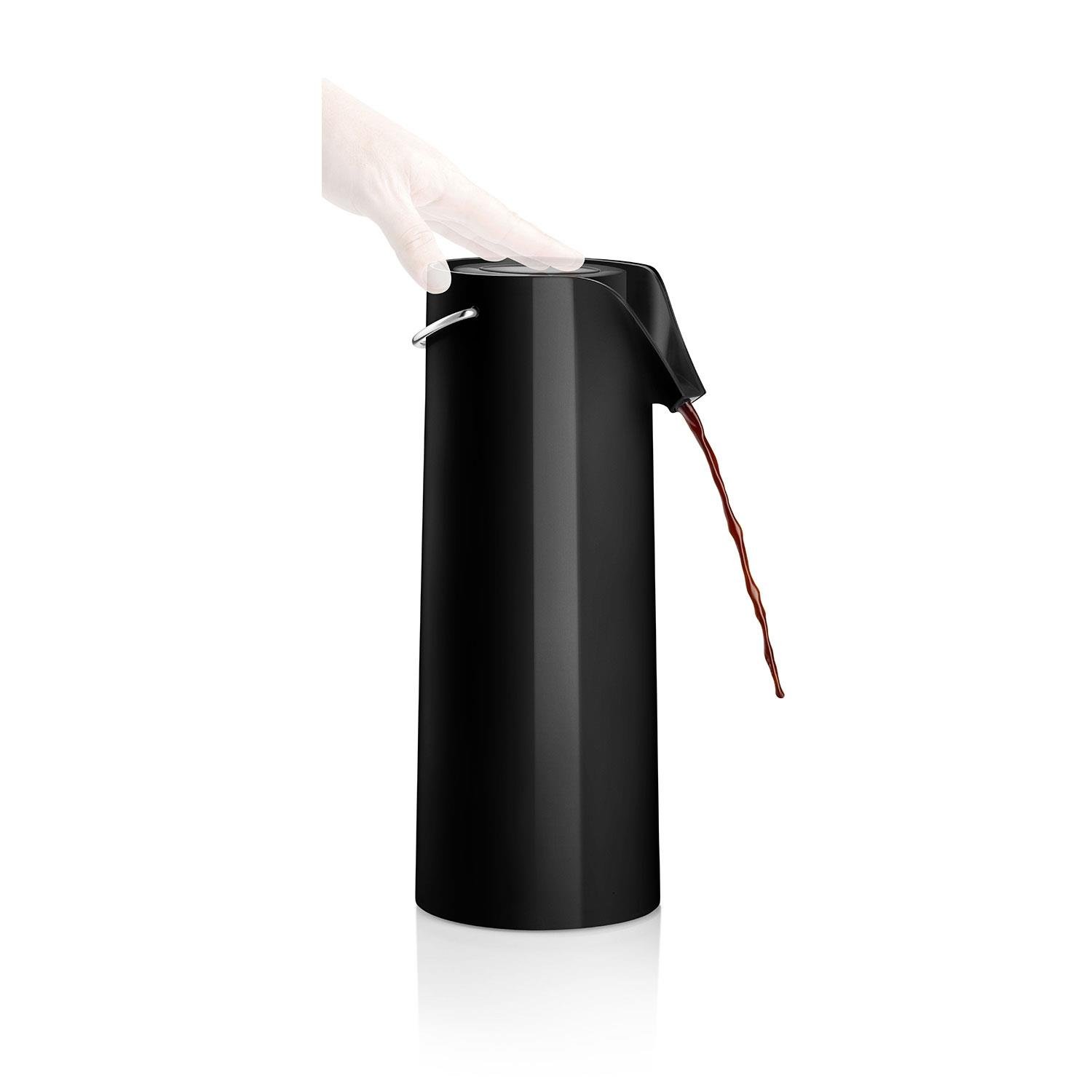 Eva Solo - Thermoskan met Pomp - 1.8 liter - Zwart - Eva Solo
