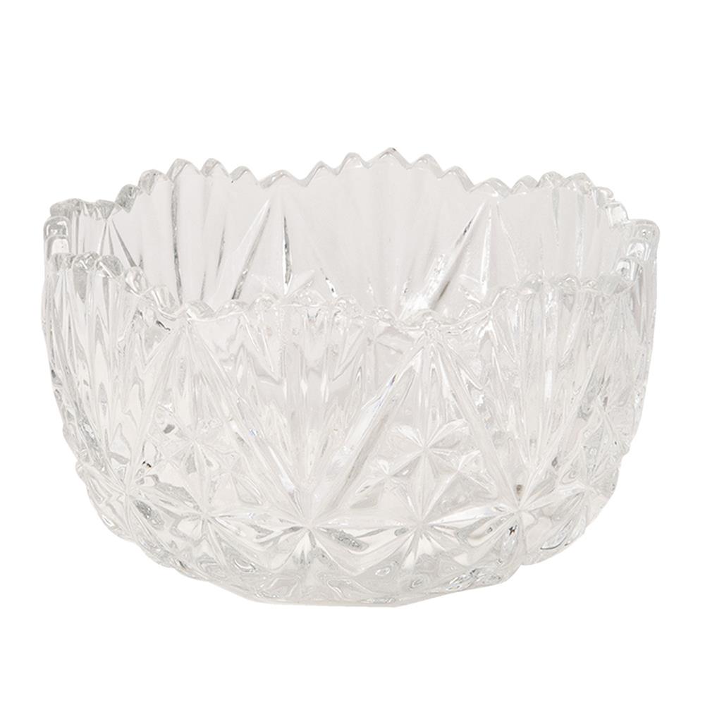 Clayre & Eef Glazen potje  Ø 10x13 cm Glas Rond Potje
