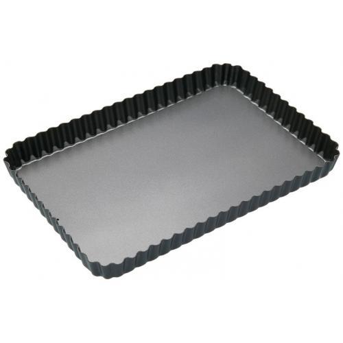 MasterClass - Geribbelde rechthoekige bakvorm met losse bodem, 30cm x