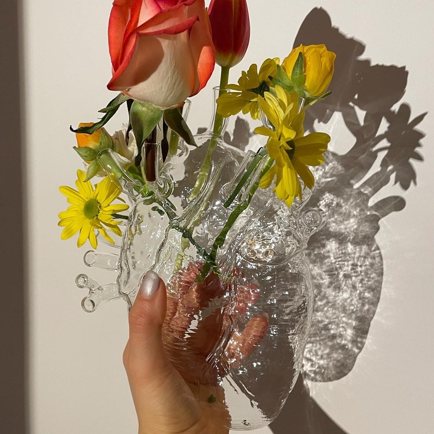 Seletti Love In Bloom Vaas - Transparant