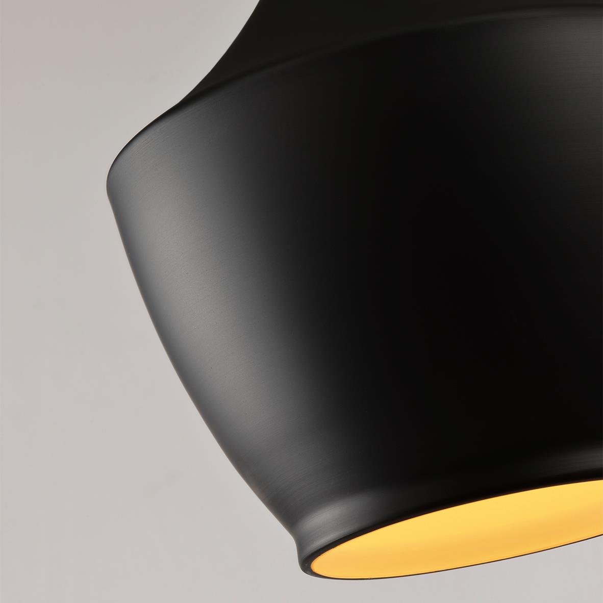 QUVIO Hanglamp rond zwart - QUV5107L-BLACK