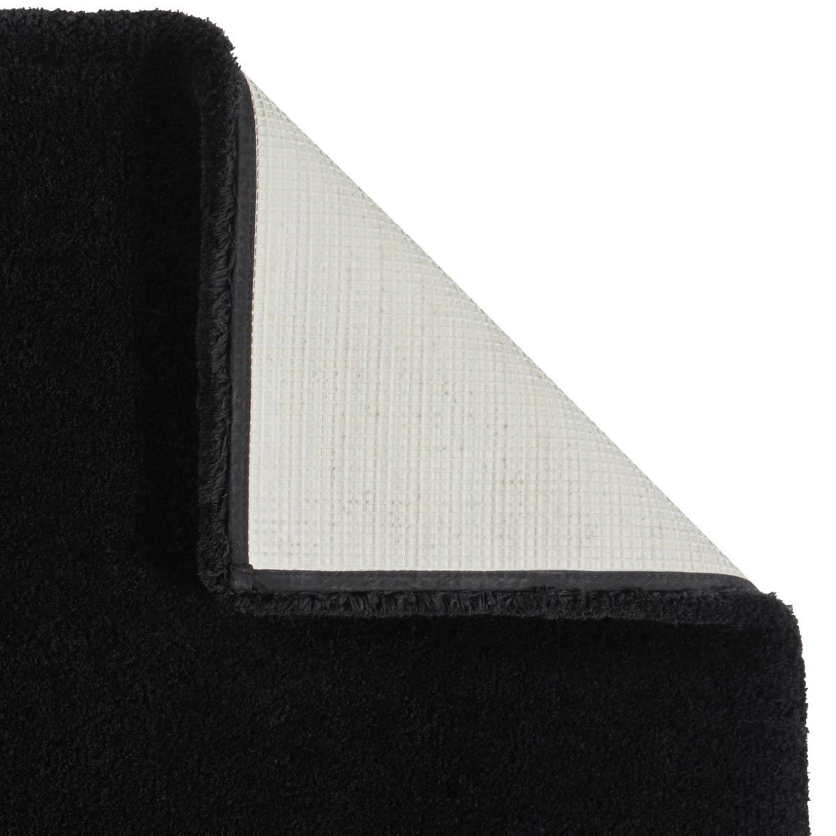 Aquanova Mauro Badmat L 60 x B 60 cm - Zwart