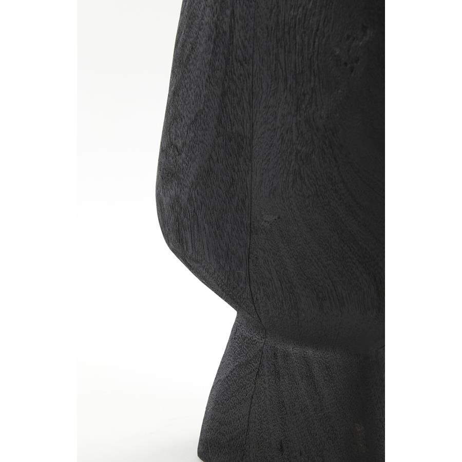 Light&living Vaas deco 26x10x40 cm SEDILO hout mat zwart