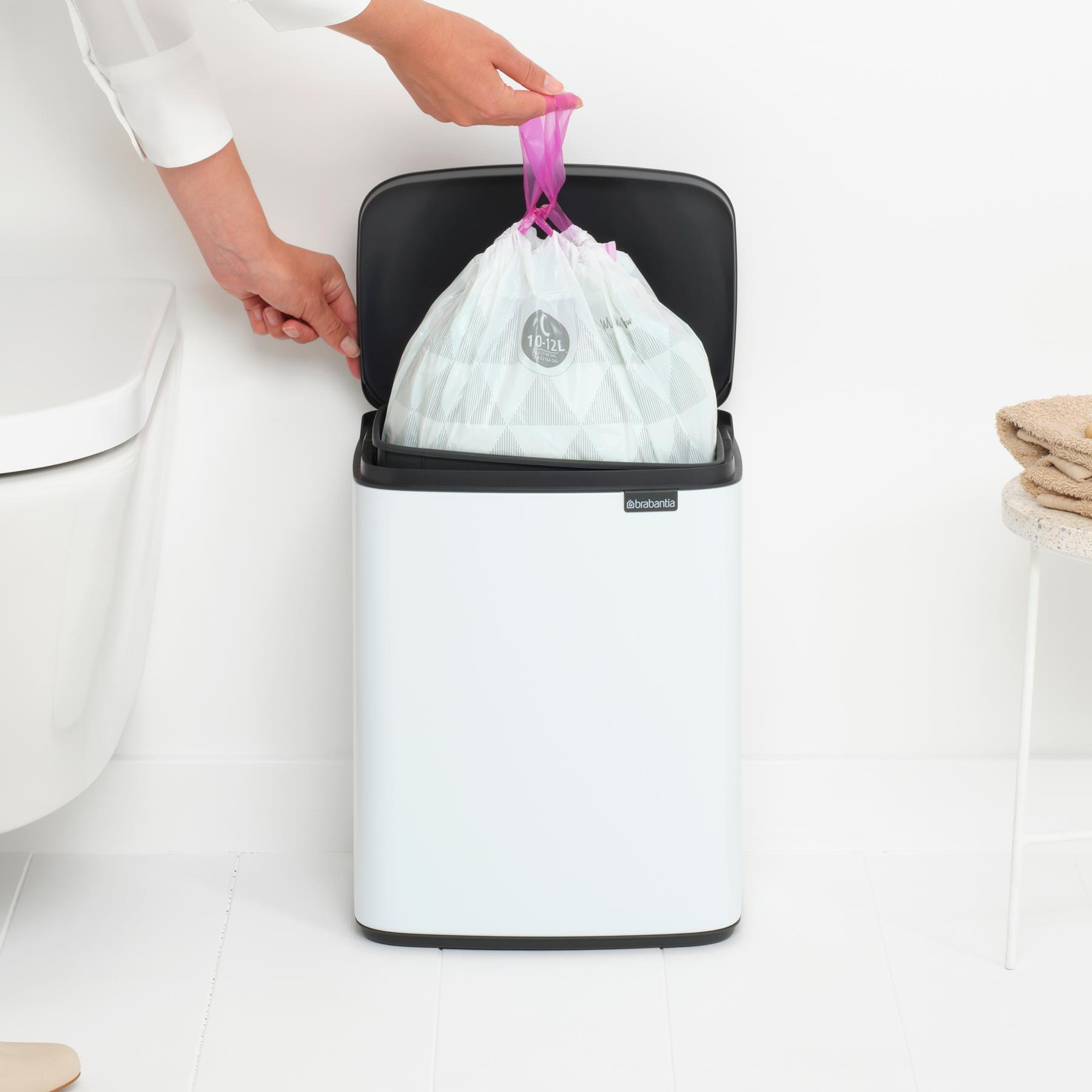 Brabantia Bo Afvalemmer 12 L - White