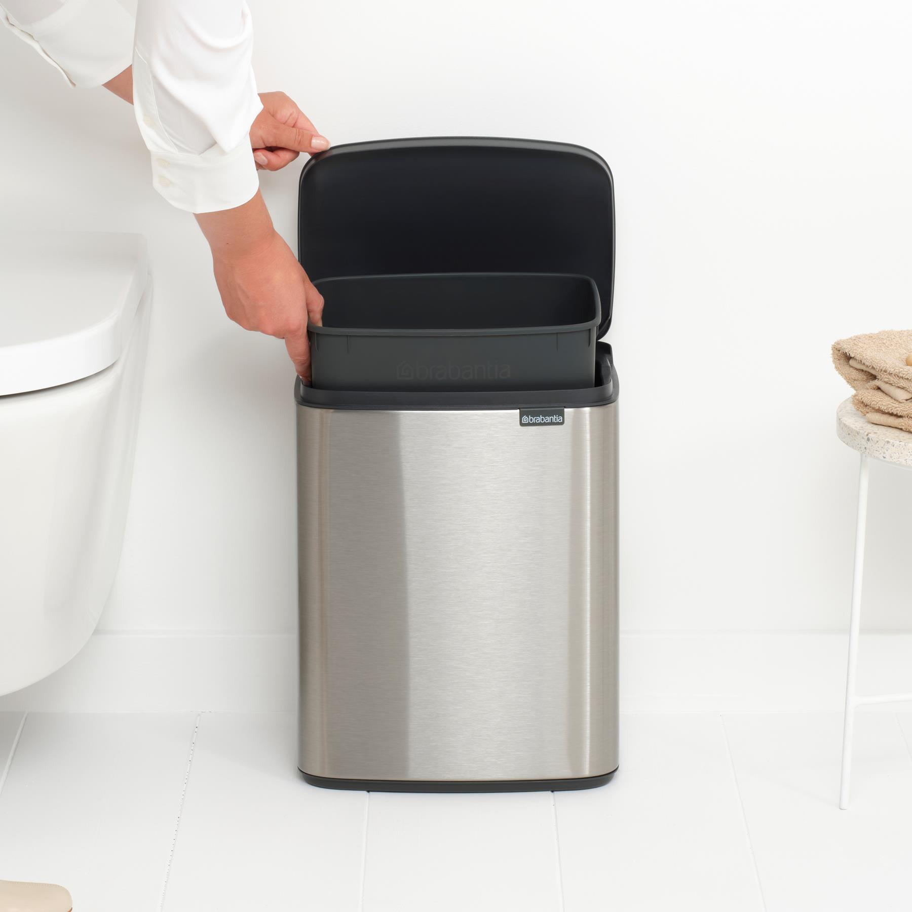 Brabantia Bo Afvalemmer 12 L - Matt Steel FPP