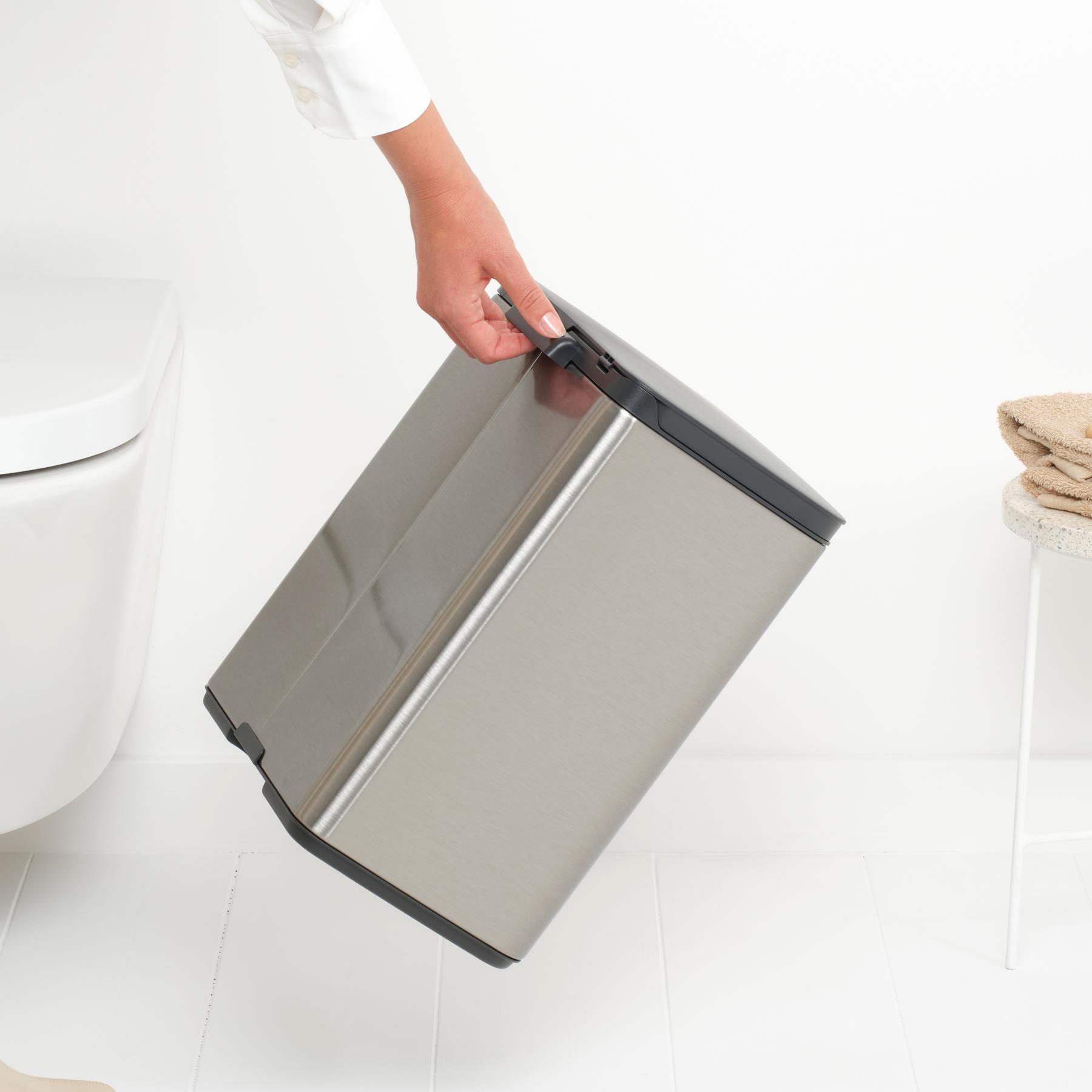 Brabantia Bo Afvalemmer 12 L - Matt Steel FPP