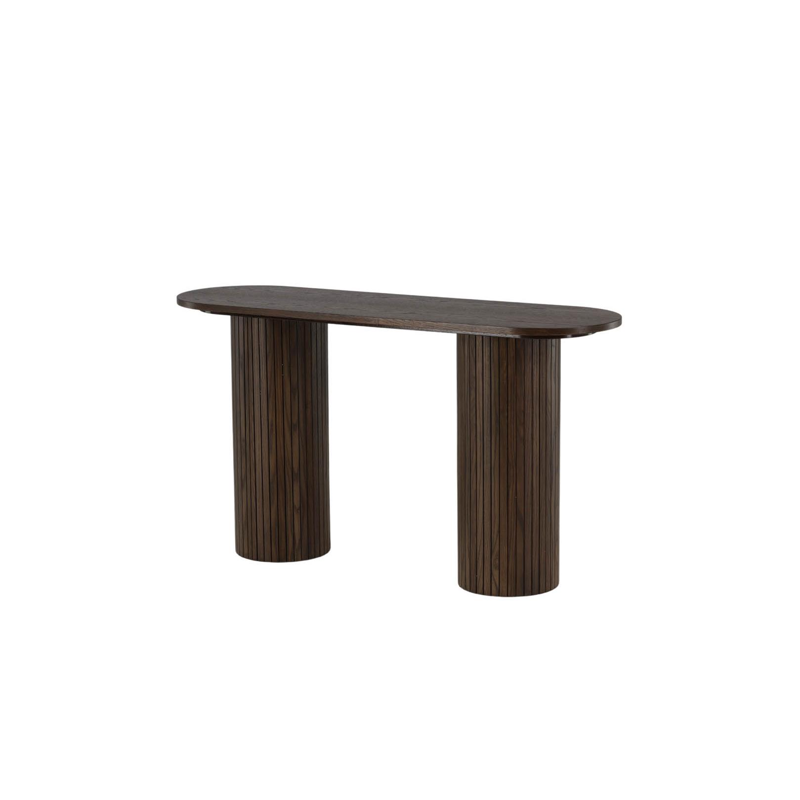 Hioshop Bianca sidetable 40x130cm bruin.
