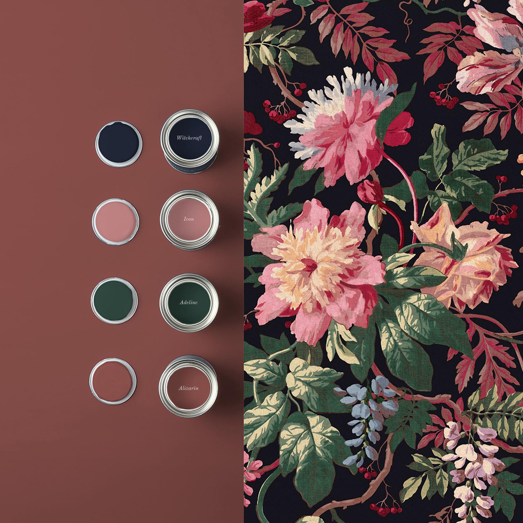 Graham & Brown vliesbehang Florenzia Terrazzo rood