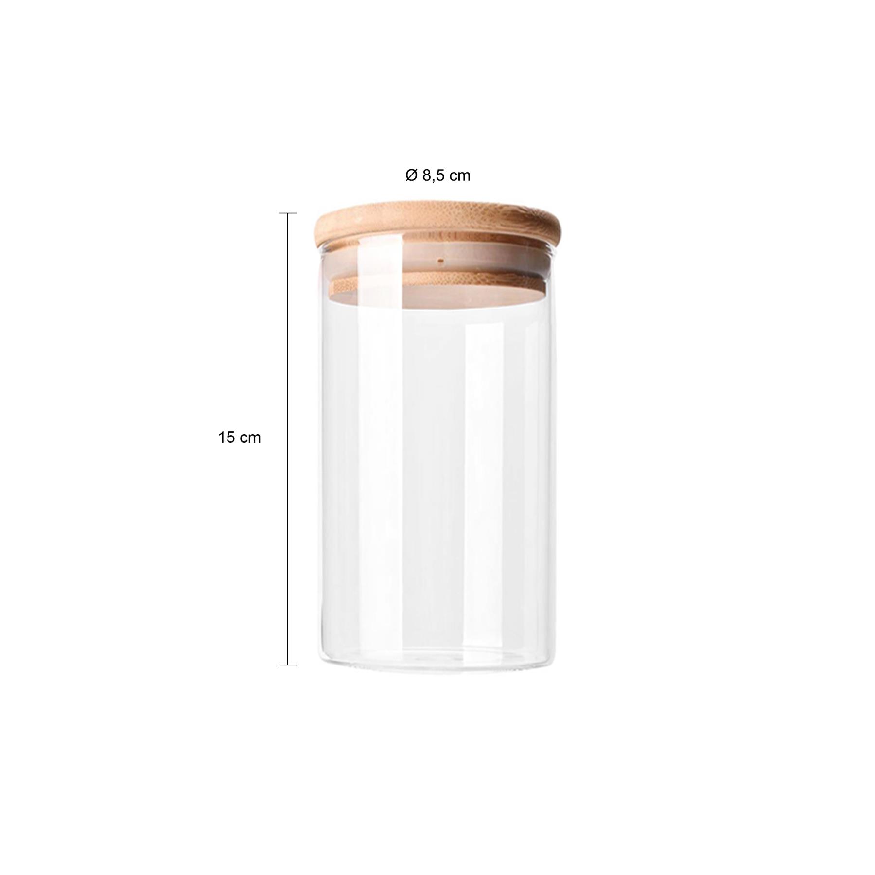 Krumble Voorraadpotten glas - 700 ml per pot