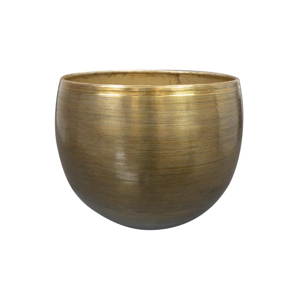 Ter Steege Bloempot Aluminium Goud D 38 Cm H 30 Cm Kopen? Shop Bij ...