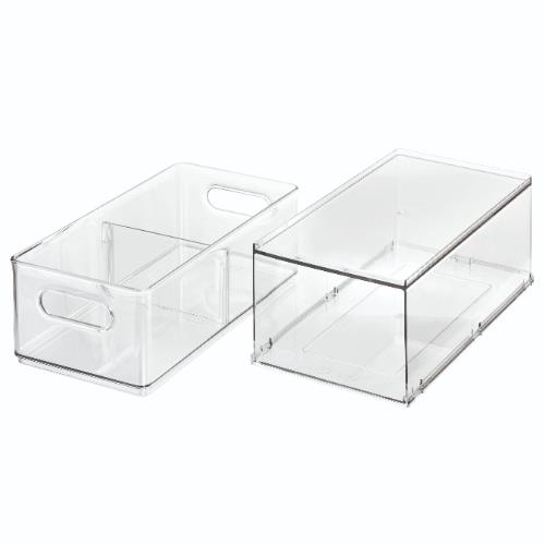 iDesign - Koelkast Opberglade met Verdeler, 16.9 x 31.3 x 11.8 cm, Kun
