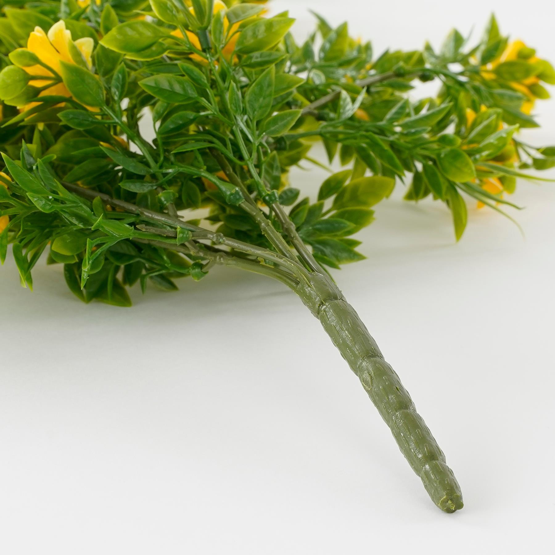 Mica Decorations Margriet Kunst Hangplant - H60 cm - Geel