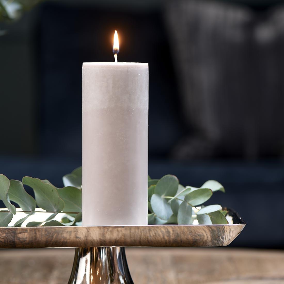Riviera Maison decoratieve kaars, stompkaars 7x18 - ECO Candle - Beige