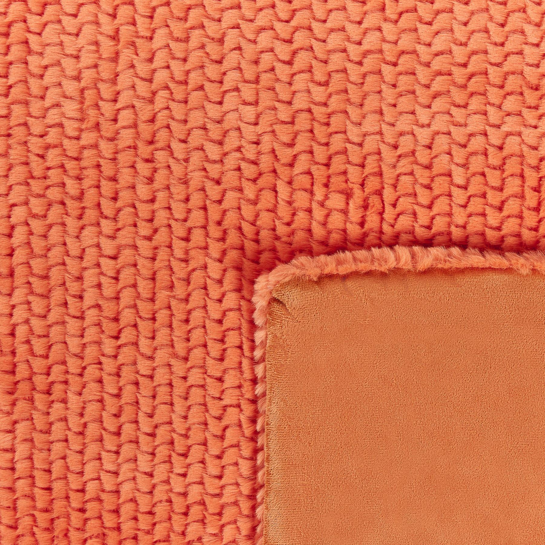 Beliani - BJAS - Plaid - Oranje - 200 x 220 cm - Polyester
