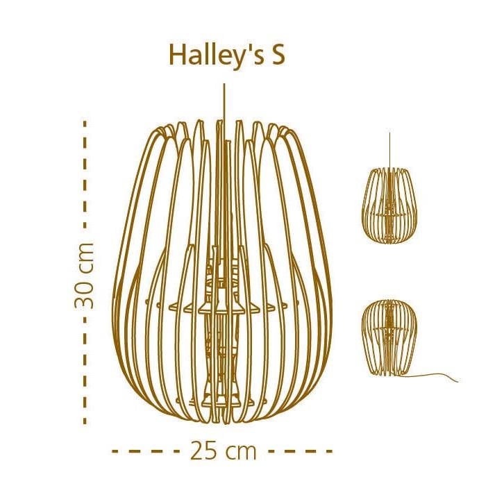 Bomerango Halley S houten lampenkap small - Ø 25 cm