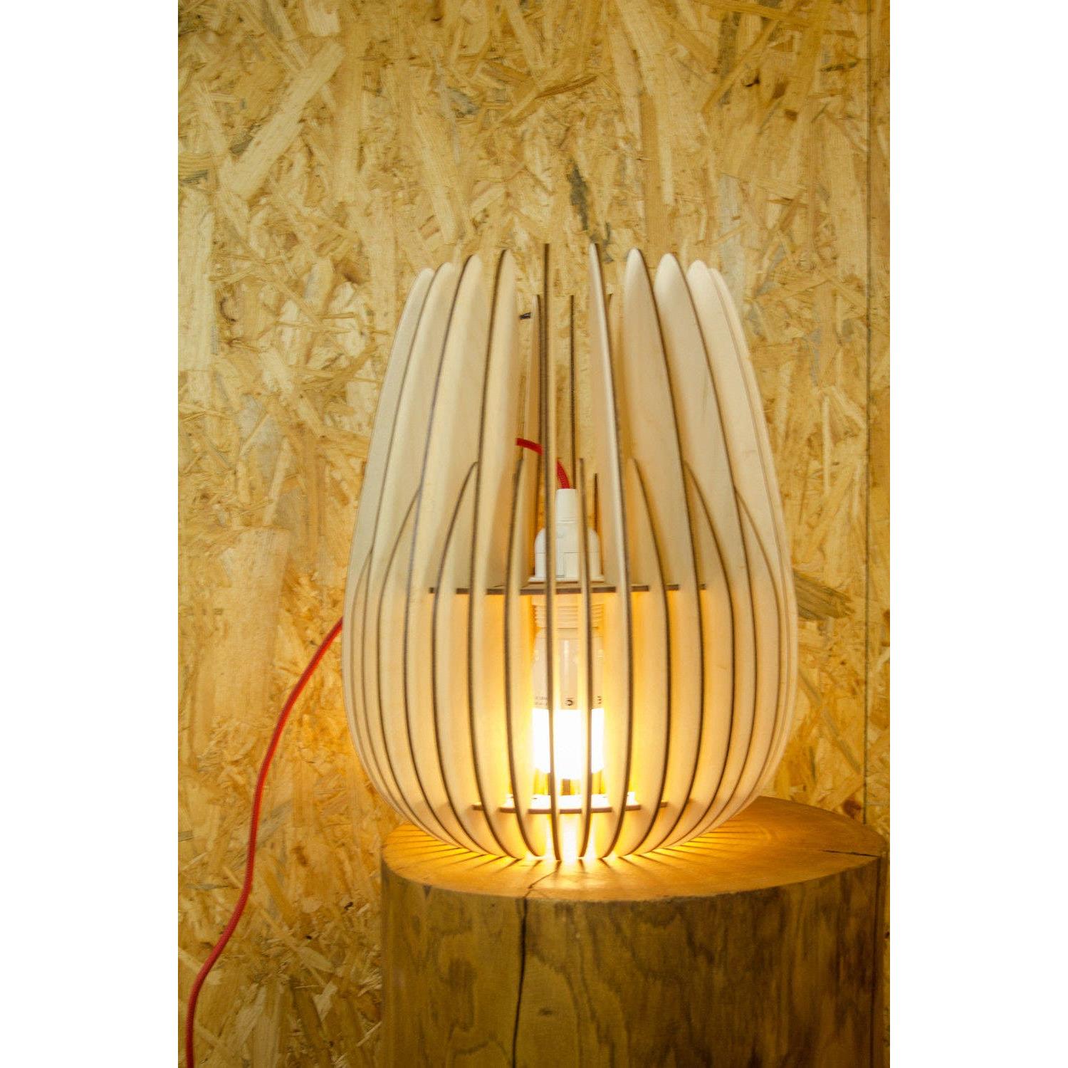 Bomerango Halley S houten lampenkap small - Ø 25 cm