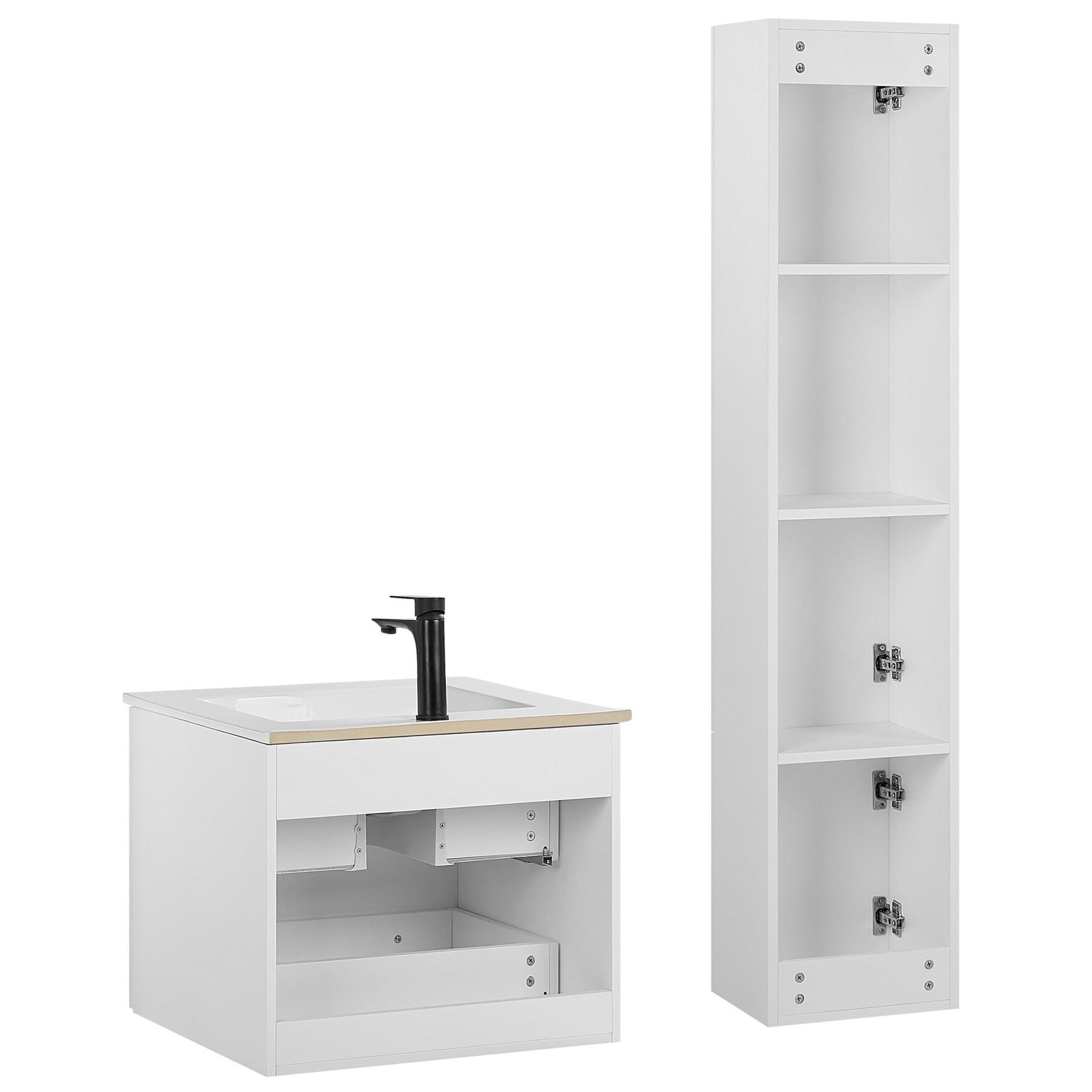 Beliani - TUDELA - Badkamermeubel - Wit - MDF