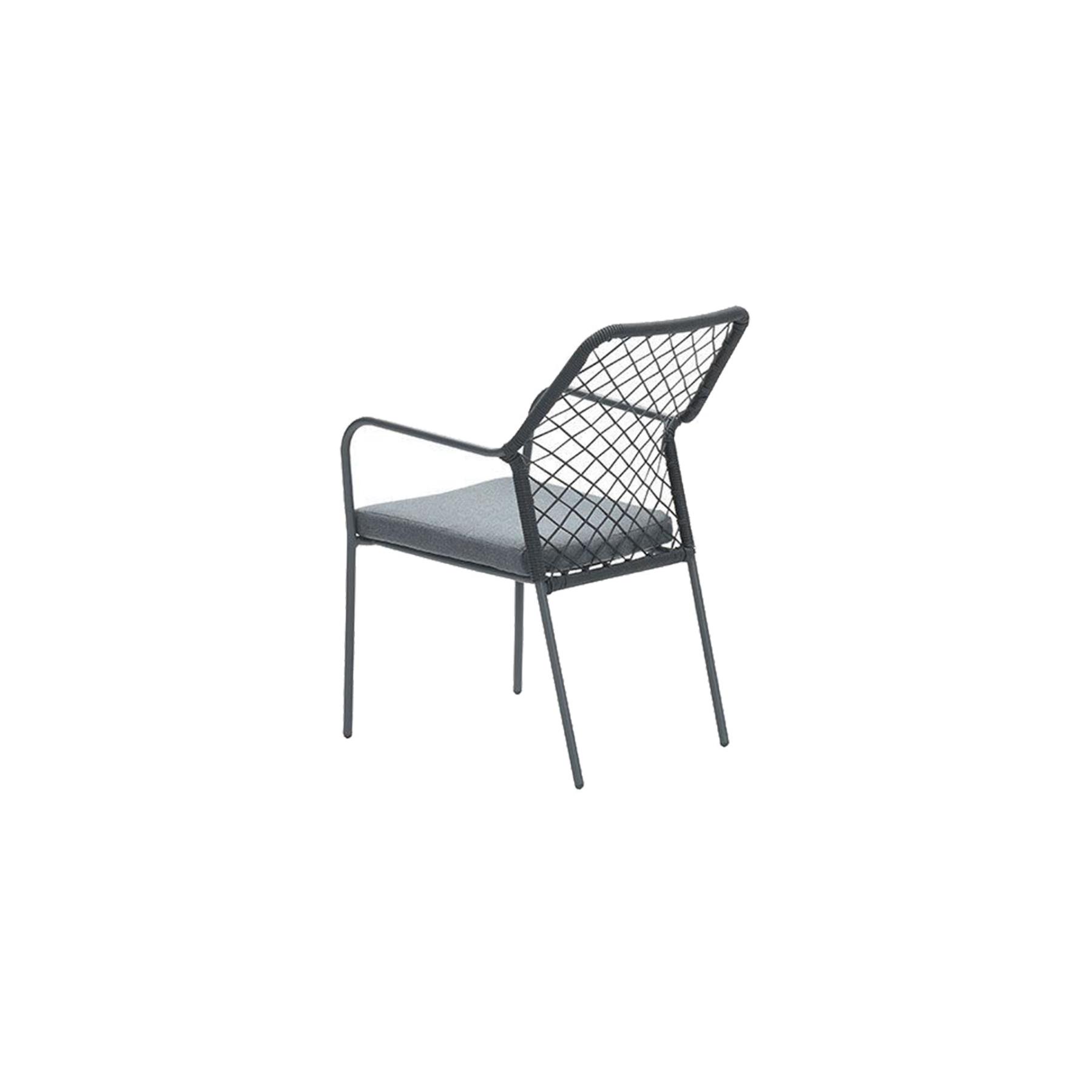 Garden Impressions Dido dining tuinstoel - Black|Mystic Grey