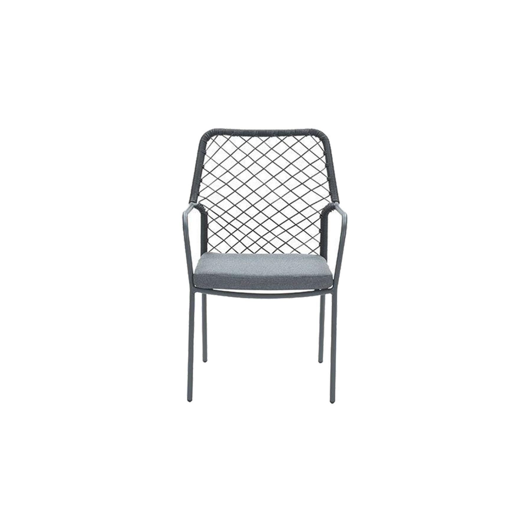 Garden Impressions Dido dining tuinstoel - Black|Mystic Grey