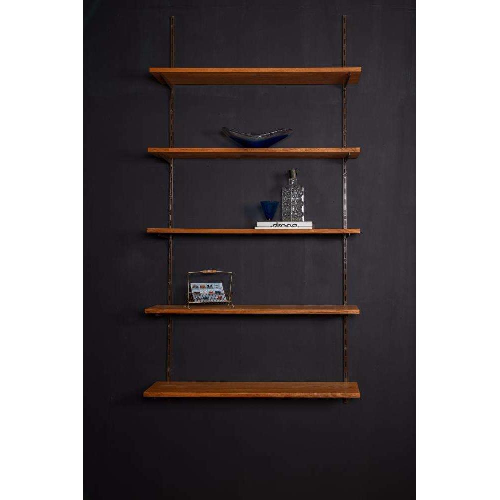 Reliving Vintage Wandsysteem 70, Boekenkast Wandplanken Eikenhout