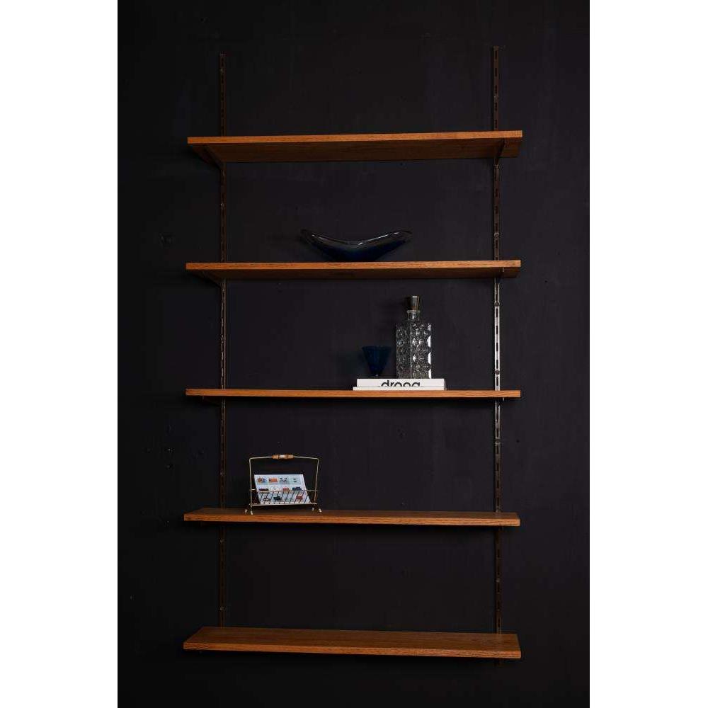 Reliving Vintage Wandsysteem 70, Boekenkast Wandplanken Eikenhout
