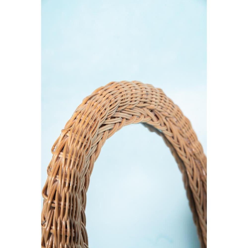 Reliving Vintage Bohemian Wandspiegel Riet