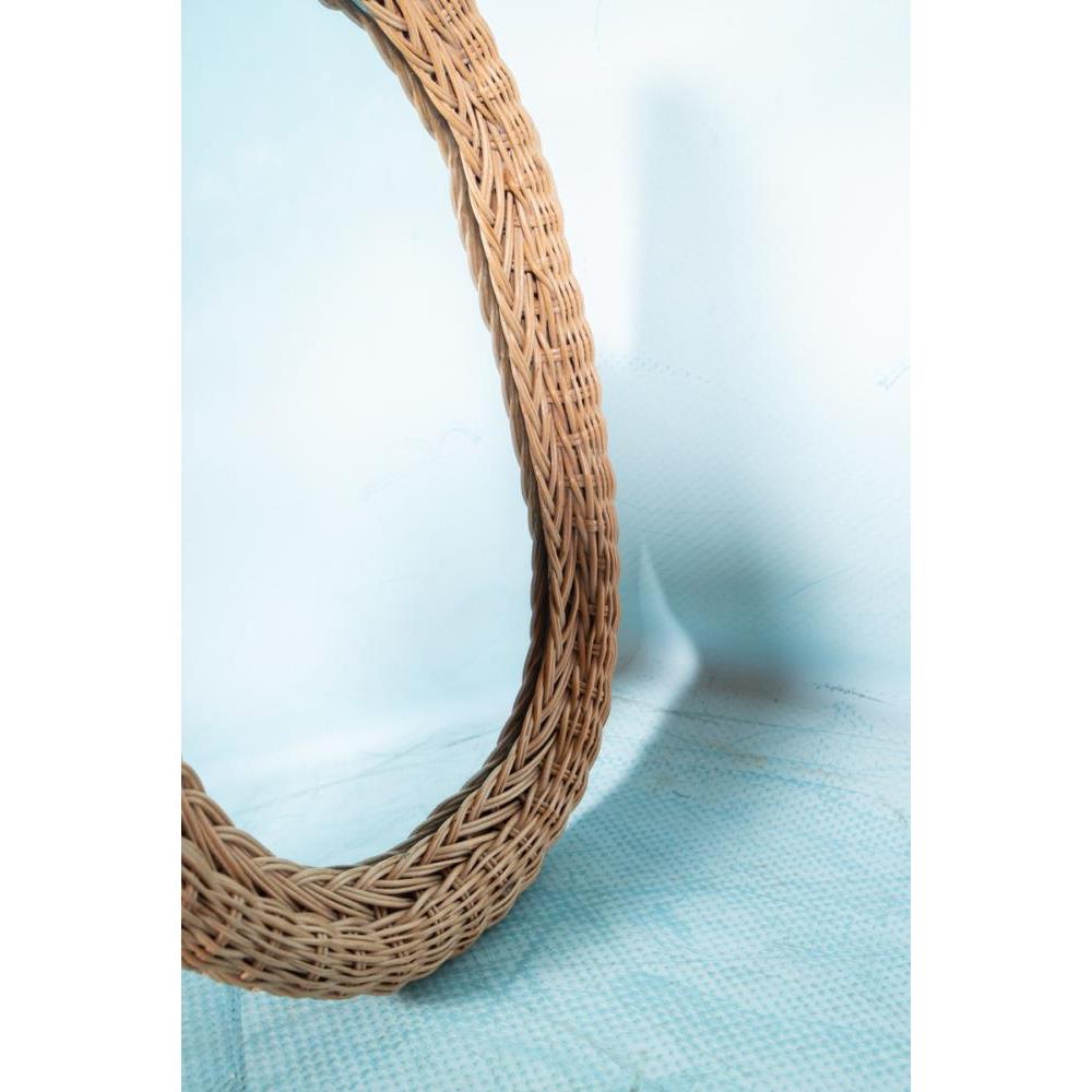 Reliving Vintage Bohemian Wandspiegel Riet