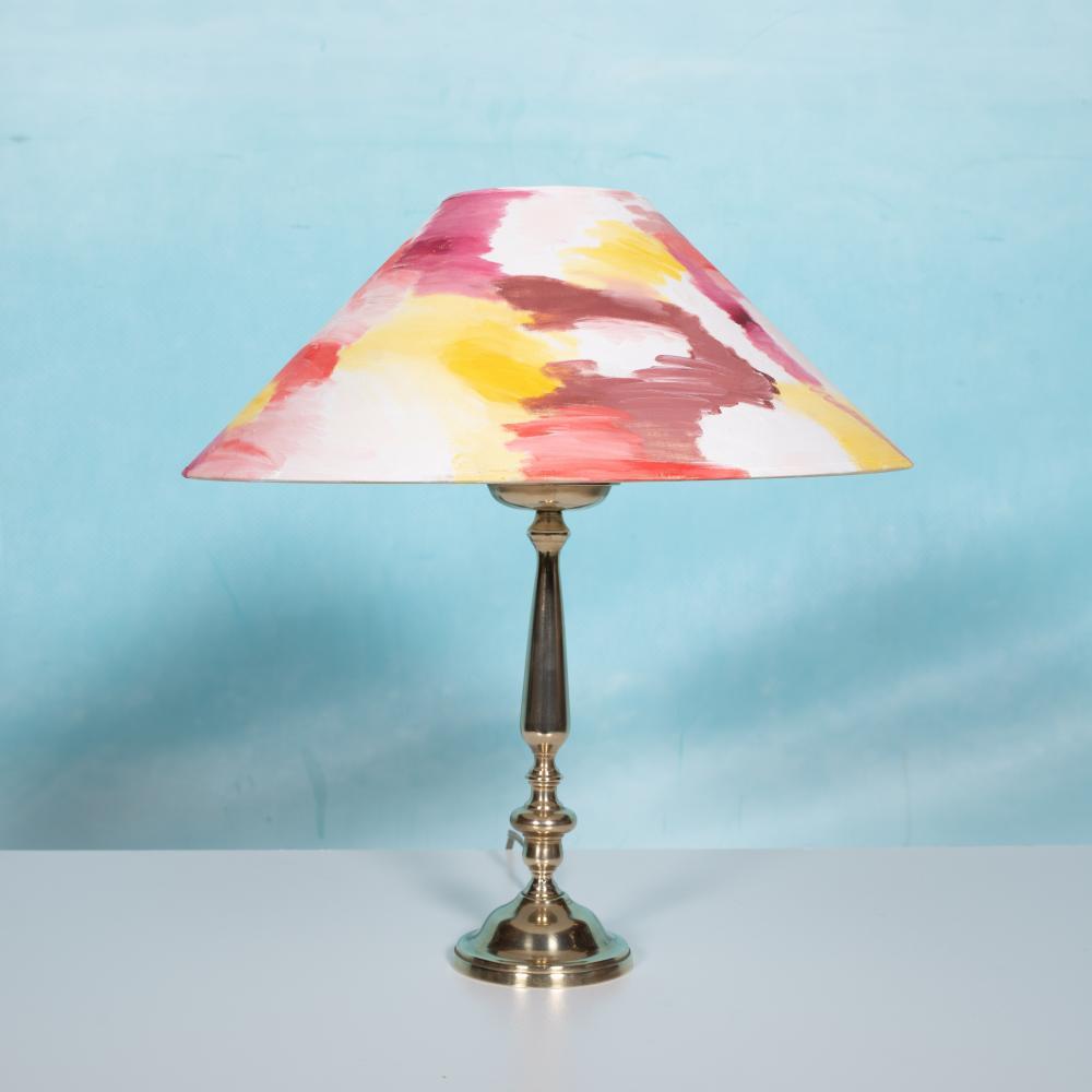 Reliving Vintage Messing Schemerlamp Jaren 60