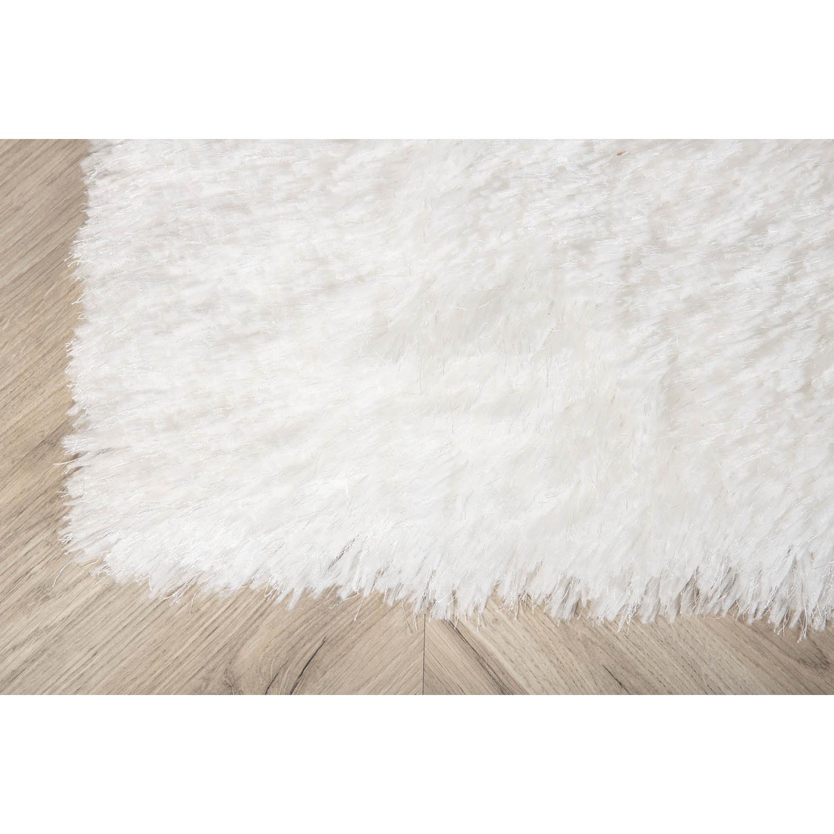 Hioshop Grace vloerkleed 300x200 cm polyester wit.