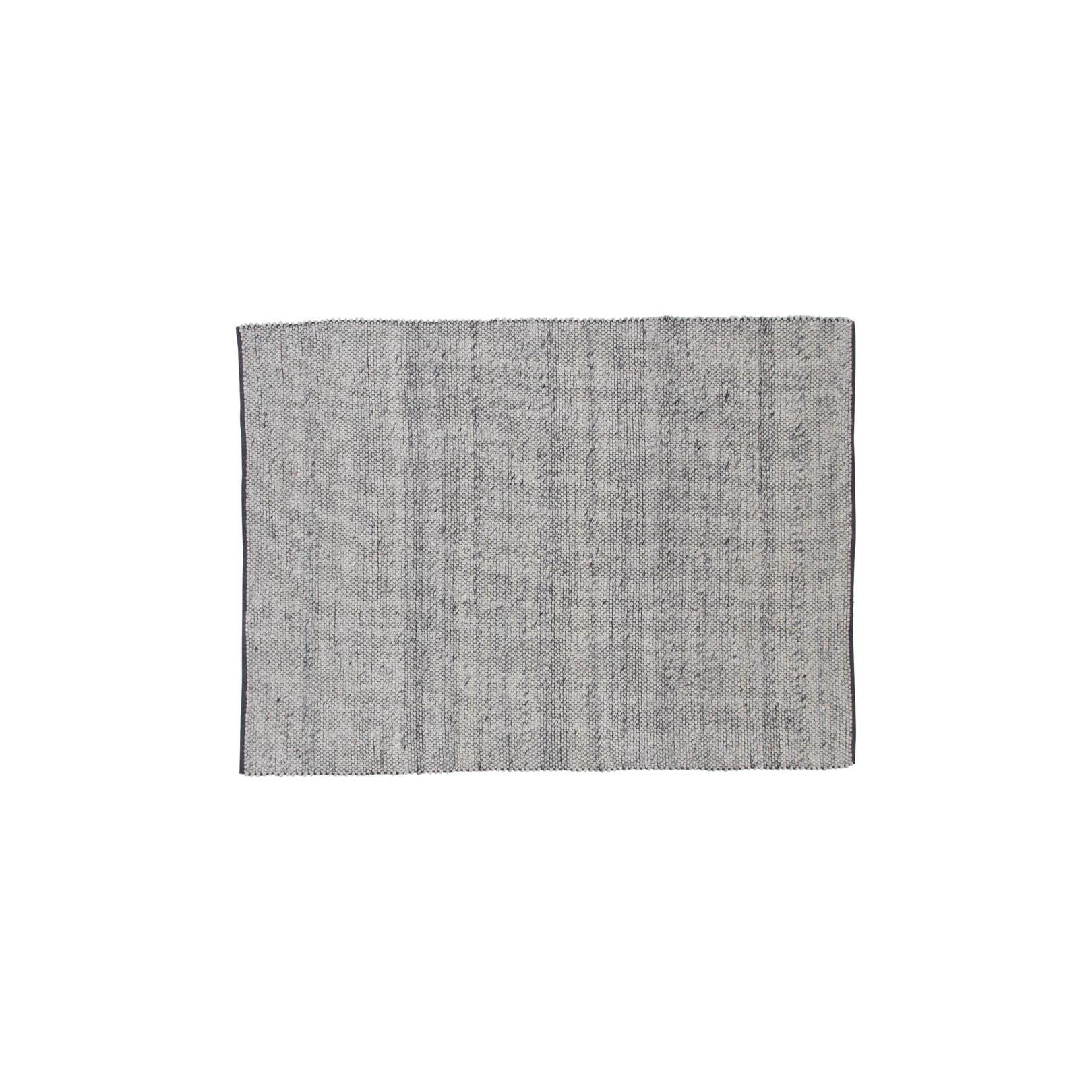 Hioshop Ganga vloerkleed 300x200 cm wol grijs.