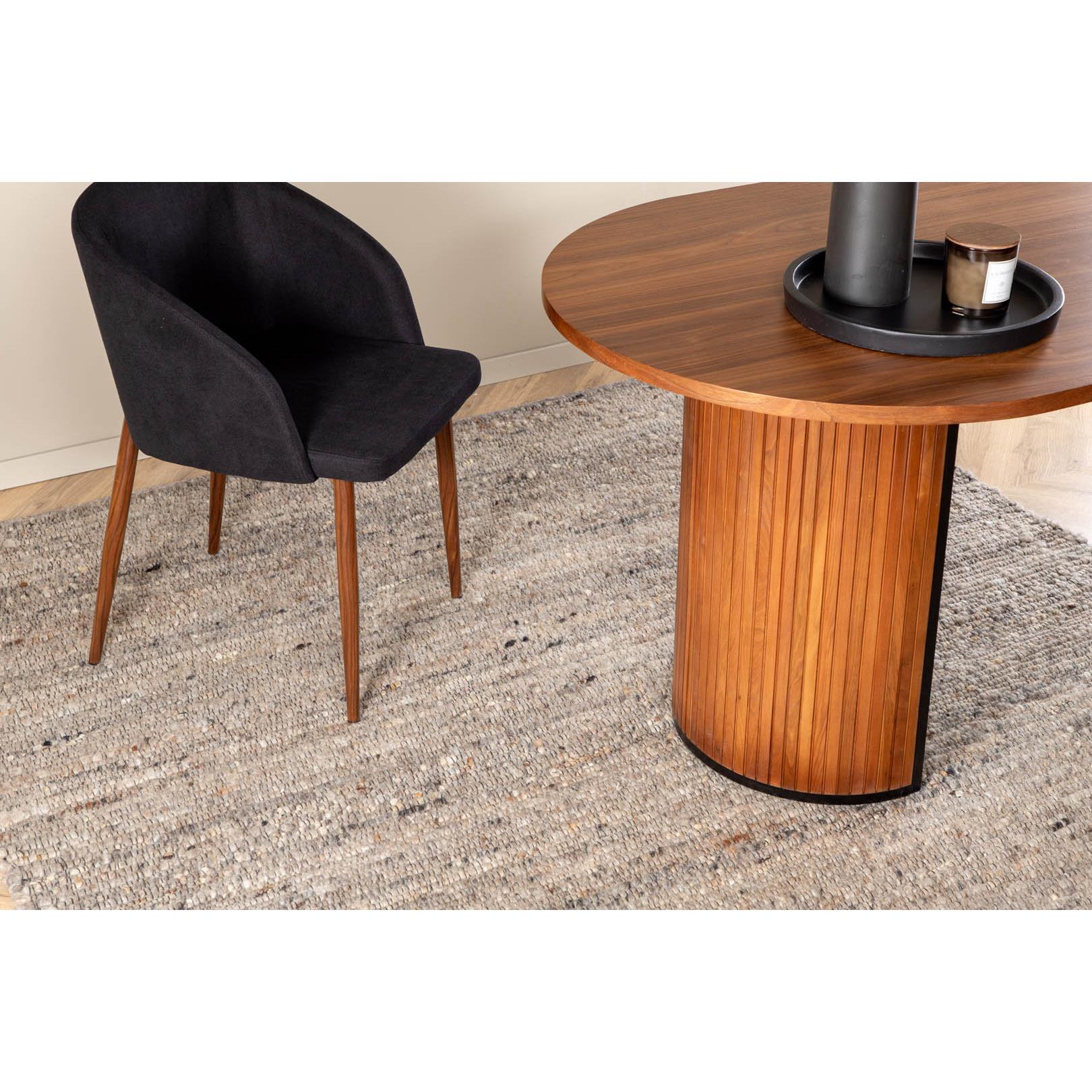 Hioshop Loump vloerkleed 230x160 cm wol beige, grijs.