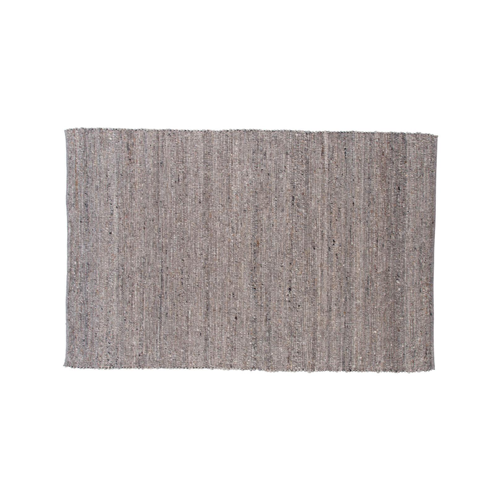 Hioshop Loump vloerkleed 230x160 cm wol beige, grijs.