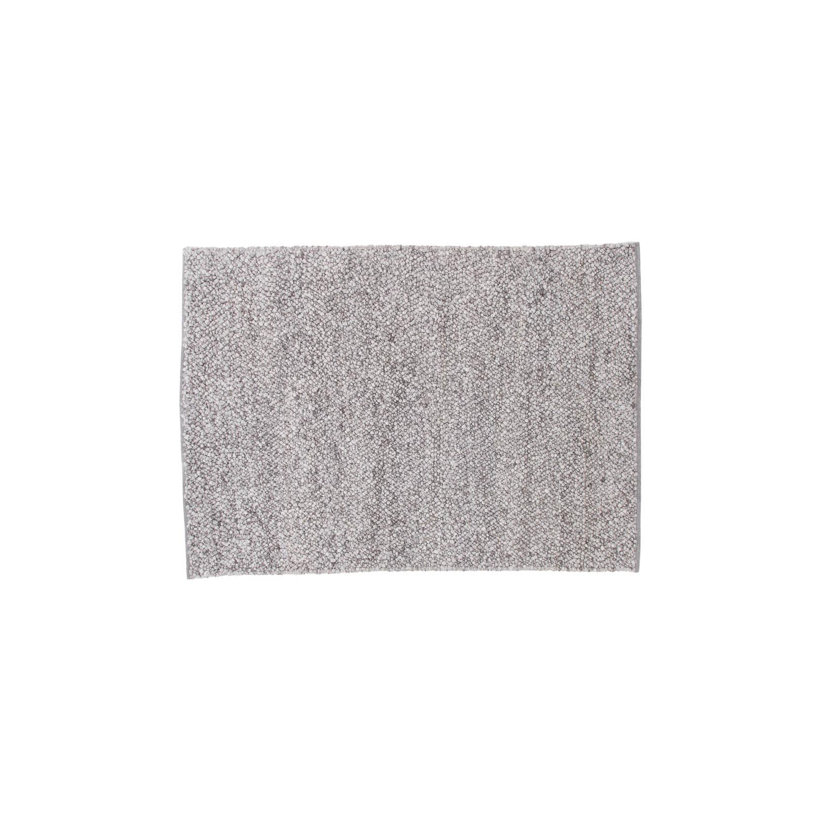 Hioshop Jajru vloerkleed 350x250 cm wol lichtgrijs.